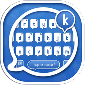 Keyboard Theme For Blue Chat icon