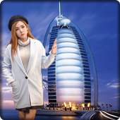 World Famous Place photo frame photo editor icon