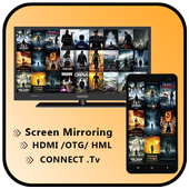Screen Mirroring  Connect Mobile to tv free icon