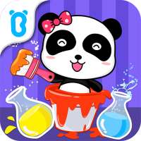 Baby Panda's Color Mixing