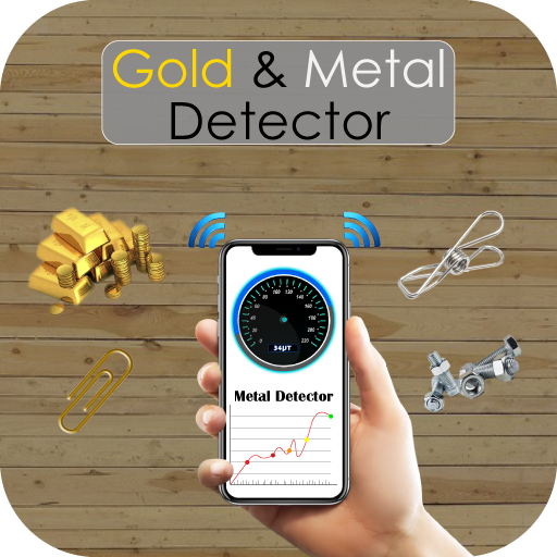 للكشف عن المعادن والذهب أيقونة