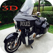 Police Moto Driver 3D icon