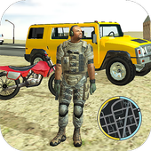Army Car Driver Hero Vice Town Simulator icon