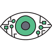 Image recognition AI icon