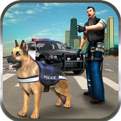 Police Dog n Police Car Rush icon