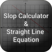 Slope calculator &amp;  Line icon