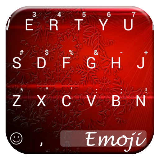 Emoji Keyboard Christmas Red icon