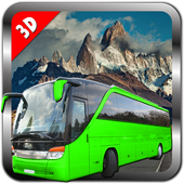 Dangerous Road Bus Drive icon