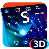 Papan Ketik Hologram Neon 3D on 9Apps