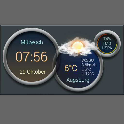 Zooper Widget ChromeRings icon