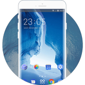 Theme for glacier travel wallpaper icon