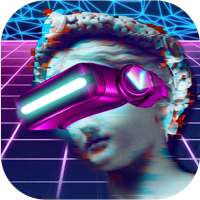 Editor de Fotos Vaporwave con Pegatinas Aesthetic on 9Apps