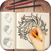 Boy HairStyle Drawing icon