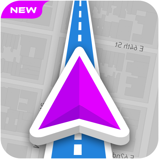 GPS Navigation: Driving Directions: Road Map icon