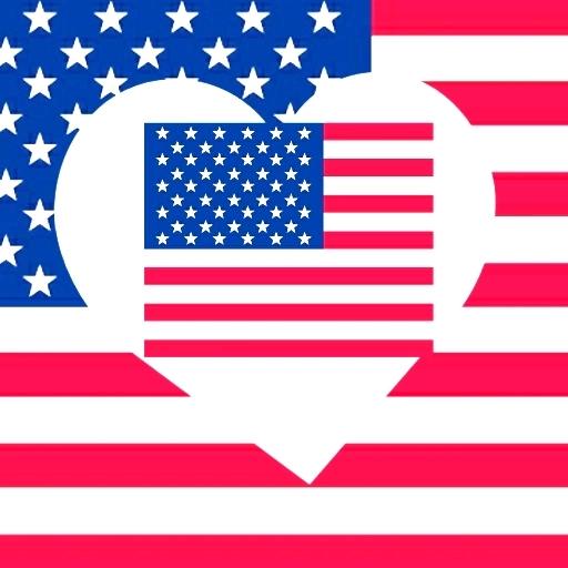 USA DATING  &amp; AMERICAN CHAT icon