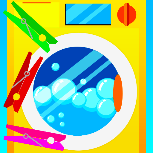 laundry washing machine game icon