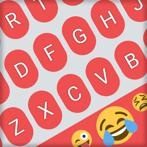 ikon Round Emoji Keyboard Colorful Keyboard Themes
