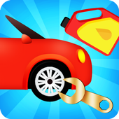 car repairing game icon