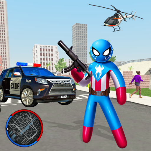 Spider Capitain american Stick icon