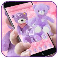 Lavender Teddy Bear Pink Purple Plush Toy Theme