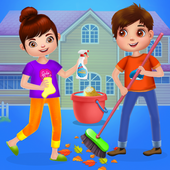 Kids House Cleaning - Kids House Cleanup Games icon