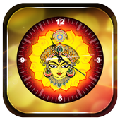 DurgaMaa Live Clock Wall Paper icon
