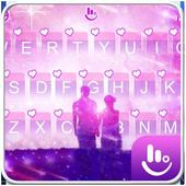 Live Romantic Couple Keyboard Theme icon