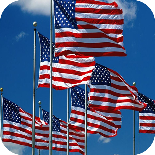 USA Flag 4K Wallpaper иконка