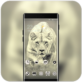 Animal line theme | wallpaper for redmi s2 icon