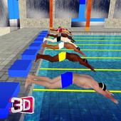 Swimming Pool Racing 3D - Flip Diving Master icon