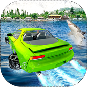 Water Surfing Car Driving 3D icon