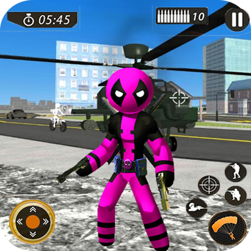 Ghoz Stickman Pool terrorist attack icon