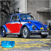 Racer traffic Police van games icon