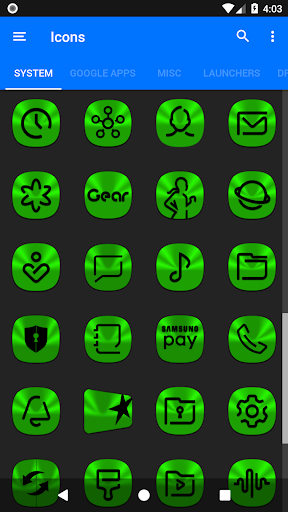 Green and Black Icon Pack screenshot 6