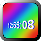 3D Clock Rainbow icon