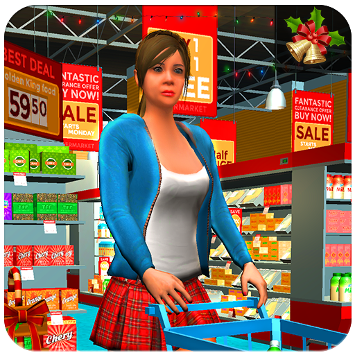 Shopping with Mom: Mother Shopping Christmas Games icon