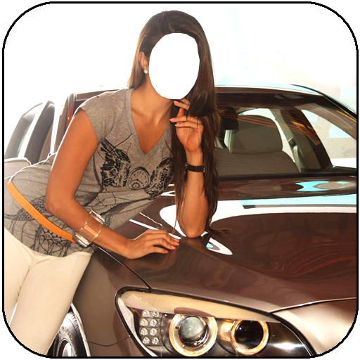 Women With Car Photo Suit icon