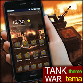 military tank warrior theme icon