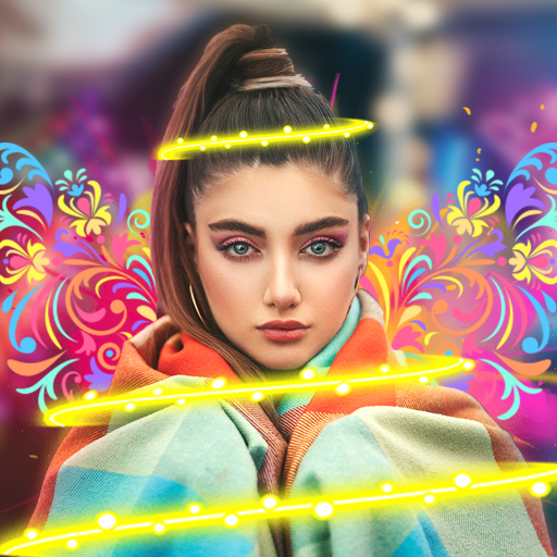 Picon : Neon filters, Blur camera and Wings photos icon