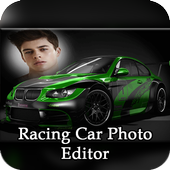Photo Editor with Racing car icon