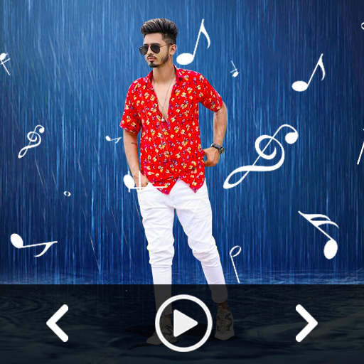 Rain Video Music -Photo Editor icon