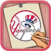 Drawing Logo Baseball MLB