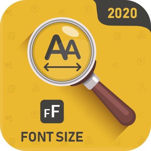 big font size  Change Enlarge - small to big font icon