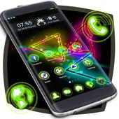 Neon Colorful Geometric Launcher Theme on 9Apps