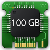100 GB Storage Space Cleaner : 100 GB RAM Booster icon