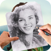 Photo To Pencil Sketch PhotoLab Effect أيقونة