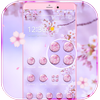 Pink Flower Theme Sakura Pattern Lock icon