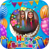 ikon Birthday Cake With Photo Frame