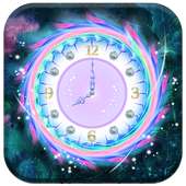 Colorful Clock Live Wallpaper on 9Apps