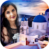 Santorini Photo Frames icon